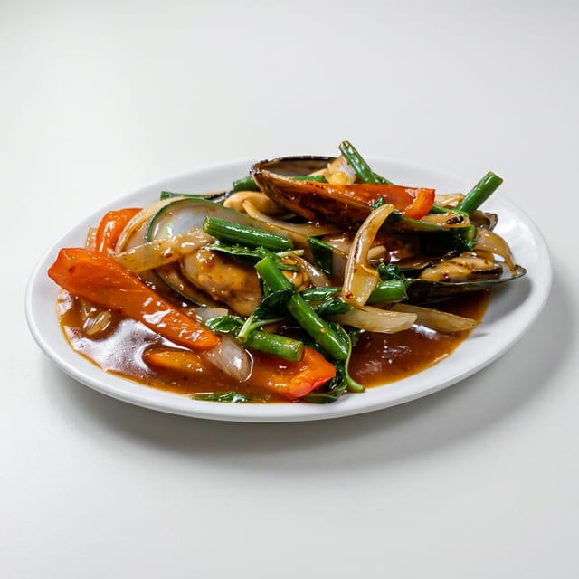Basil Mussels.